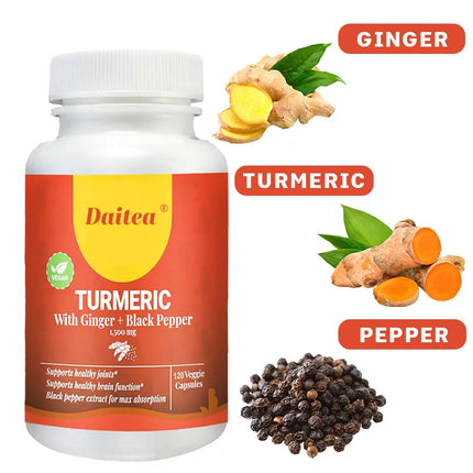 Turmeric with Ginger + Black Pepper 1500mg