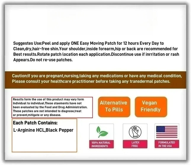 30 Patches Nootropic Vitamin Brain Matrix Transdermal Patches