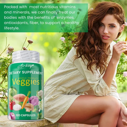Veggies Supplement Filled with Vitamins and Minerals