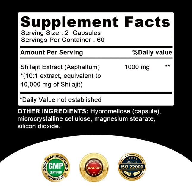 Shilajit Supplements