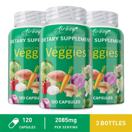Veggies Supplement Filled with Vitamins and Minerals