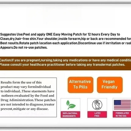 Youthful Brain Nootropic Vitamin Brain Matrix Transdermal Patches
