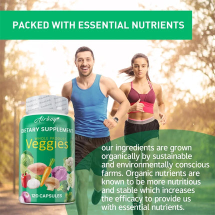 Veggies Supplement Filled with Vitamins and Minerals